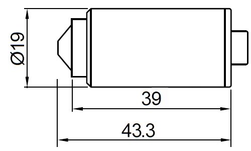 Размеры камеры видеонаблюдения VCL-P462DM-P4