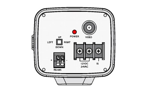 Схема подключения видеокамеры VC58SM3TI-ICR