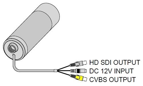 Схема подключения видеокамеры VCL-F4C2DM-WX